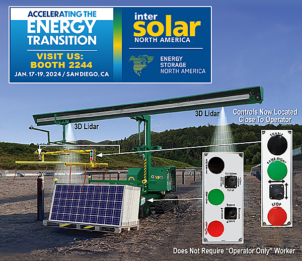 Come See US At The 
Intersolar North America and Energy Storage North America Show