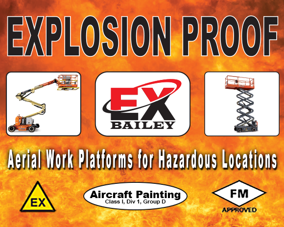 Explosion Proof Aerial WorkPlatforms for Hazardous Locations